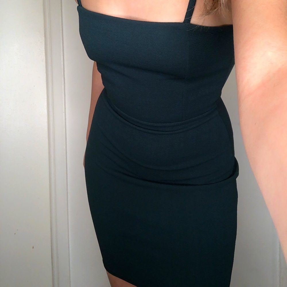 Emerald Green Mini Dress